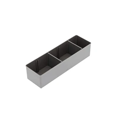 Image of GEDORE Inset box i3, for i BOXX 72 No. 1101 L, Storage small parts, with 2 partitions, 260 x 63 78 mm, E BT