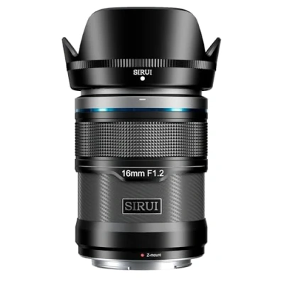 Image of SIRUI Sniper 16mm Autofocus Lens, F1.2 Wide Angle APS C Camera Lens for Z8, Z9, Z5, Z6, Z7, Zfc (Z Mount, Black)