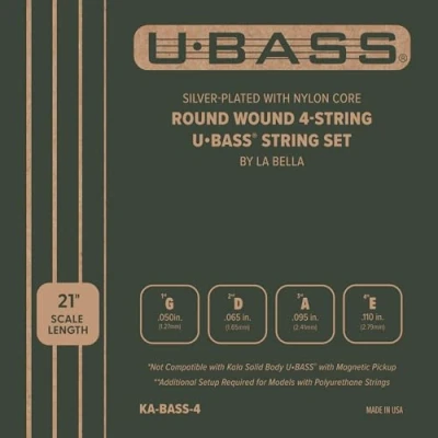 Image of Kala metal round wound 4 string