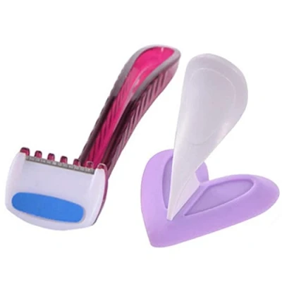 Image of Danlai Heart Shape Bikini Trimmer Sexy Female Pubic Hair Removal Shaving Stencil Privates Secret Intimate Tools Kit
