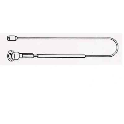 Image of 522449, 90576454 Brake Cable MAPCO 5604 Right Rear 832mm with accessories VAUXHALL: Corsa Mk2, Tigra Mk2 TwinTop