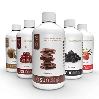 Image of Suntana Fragranced Spray Tan Solution &#039;Famous Five&#039; 5 x 250ml Pack