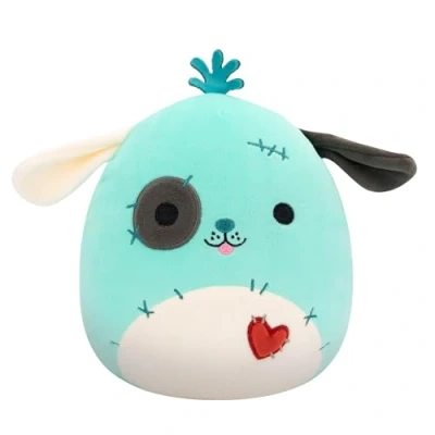 Image of Squishmallows Original 7.5 Inch Halloween Dookdook the Teal Patchwork Dog