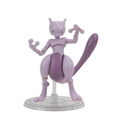 Image of Pokémon Select Mewtwo 6 Inch Super Articulated Figure with Over 15 Points of Articulation