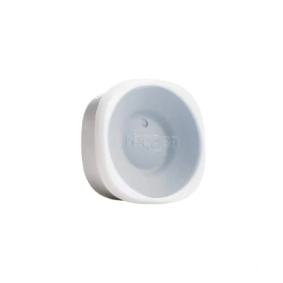 Image of Hegen PCTO All Rounder Crown for Baby Water Bottle Premium Plastic with Silicone Disc, BPA Free, Sqround Shape, Leak Proof, Lightweight, Easy to Sip, Twist Open, Press Close Design, White