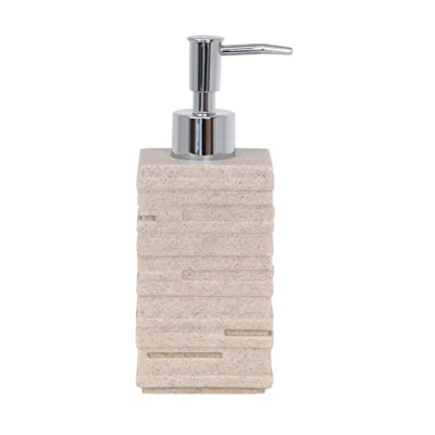 Image of &#039;Lund MSV 143340 Soap Dispenser Polyresin 7 x 8 cm Beige