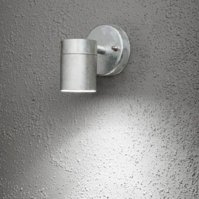 Image of Konstsmide Modena outdoor wall light, 1 bulb, steel coloured