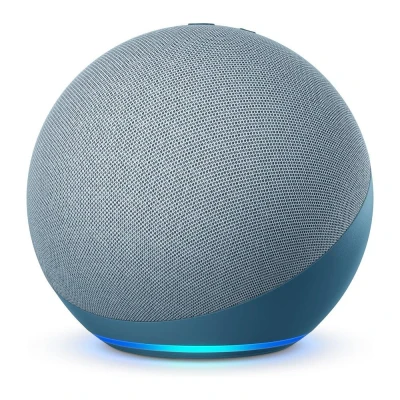 Image of Echo (4th generation) Premium sound Wi Fi and Bluetooth smart speaker with Dolby, home hub Alexa Twilight Blue