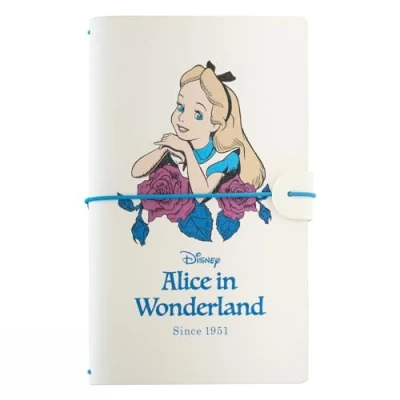 Image of Grupo Erik Disney Alice in Wonderland Travel Journal PU Leather Notebook Diary Gifts Cute