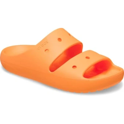 Image of Crocs Unisex Classic Sandal v2, Orangesicle, 8 UK