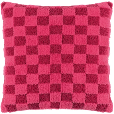 Image of Heya Home Check It Boucle Fleece Feather Filled Cushion