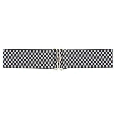 Image of Zac&#039;s Alter Ego 6.2cm Elasticated Fashionable Retro Checkered Waist Belt