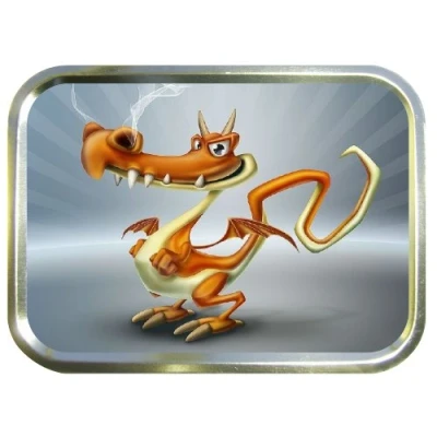 Image of PUFF THE MAGIC DRAGON 2oz TOBACCO TIN,BACCY TIN,PILL BOX, STASH CAN,STORAGE TIN
