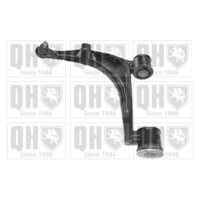 Image of 7700302118, 7700309189, 8200256944, 8200256945, 8200270055 Suspension Arm QUINTON HAZELL QSA1876S with rubber mount Control Steel 22mm