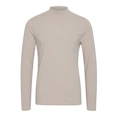 Image of CASUAL FRIDAY Men&#039;s Theo LS Turtle Neck T Shirt, 154503/Chateau Gray, S