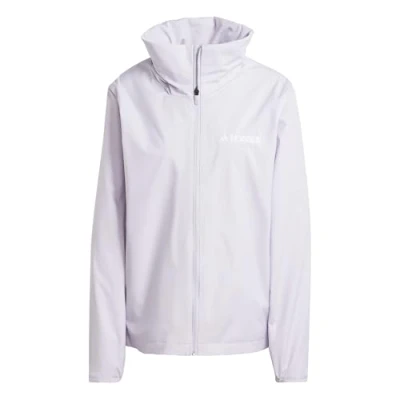 Image of Adidas Terrex Multi Essentials RAIN Outdoor jacket, Women&#039;s, Size: XS, Silver dawn