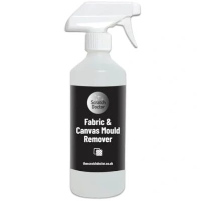 Image of The Scratch Doctor Simply Mould &amp; Mildew Remover Spray Cleaner for Fabric, Canvas, Leather Furniture, Sofas, Car Seats Interior Applicator Included (500ml)
