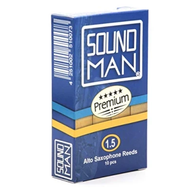 Image of Alto Saxophone Reeds Cane Student Soundman® 10 pcs Reed (Strength: 1.5)