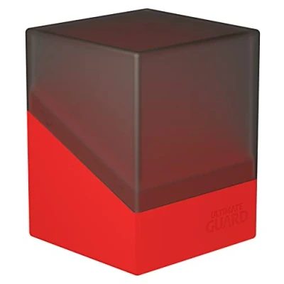 Image of Ultimate Guard Boulder Deck Case 100+ SYNERGY Black/Red