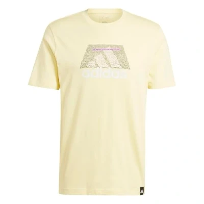 Image of adidas Men&#039;s Codes BOS Graphic TEE, Almost Yellow, M Tall