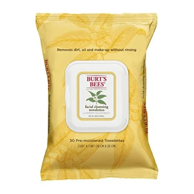Image of Burts Bees Facial Cleansing Towelettes White, 30 Piece