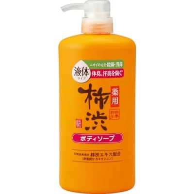 Image of Kumano Yushi Four Seasons Shikioriori Persimmon Juice Body Soap 600ml