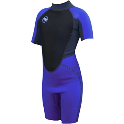 Image of Sola Kids&#039; Storm 3/2 Shortie Wetsuit, Concord/Graphite, XXL