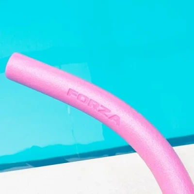 Image of FORZA Swimming Pool Noodles High Density EVA Foam Durable Buoyant Swim Aid for Adults &amp; Kids 5 Vibrant Colours (Pink, Pack of 1)