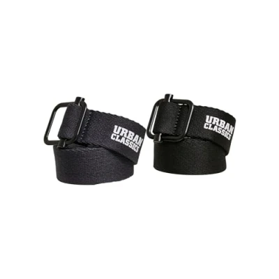 Image of Urban Classics 2 PACK Belt, Men&#039;s, Size: L/XL, Black/navy
