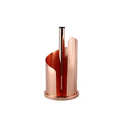 Image of Echtwerk Stainless Steel Kitchen Roll Holder, Copper Edition, 15.5 x 33 cm