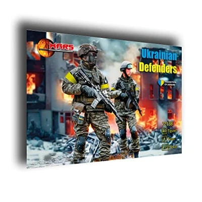 Image of Mars Figures 72138 1/72 Ukrainian Defenders 40 / 8 Poses
