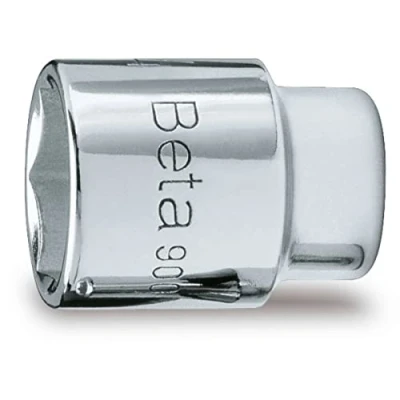 Image of Beta 9009100 Model 900 10K Hexagon Sockets, Chrome plated, 1/4 Drive, Blister Packed, 10mm