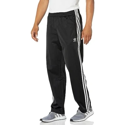 Image of adidas Originals Men&#039;s Firebird Track Pants, Black/White, Small
