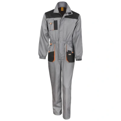 Image of Result R321X Work Guard Lite Coverall Grey/Black/Orange, Large