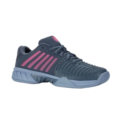 Image of K Swiss Women&#039;s Express Light 3 Tennis Shoe, Orion Blue Infinity Carmine Rose, 3.5 UK