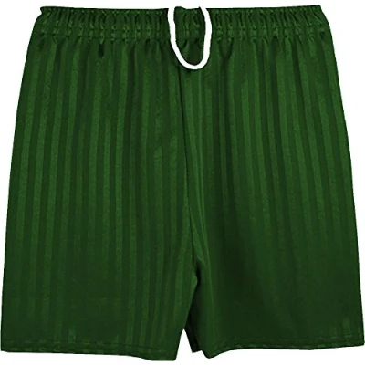 Image of ND Sports School Shadow Stripe PE Shorts for Adult, Large, Bottle Green