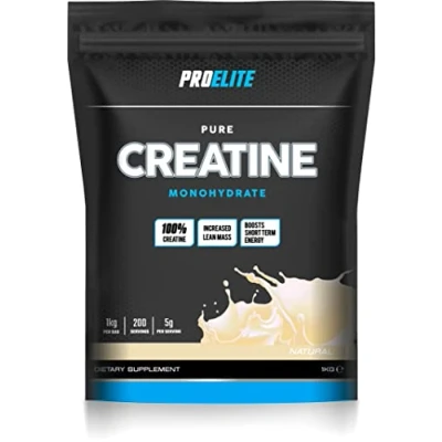 Image of PRO Elite Creatine Monohydrate Micronized Powder 1Kg / 1000g, for Optimum Muscle Growth, Increases Physical Performance, Pure Unflavoured Creatine, Amino Acids (Unflavoured, 1KG)