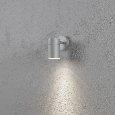 Image of Konstsmide New Modena outdoor wall light 1 bulb grey