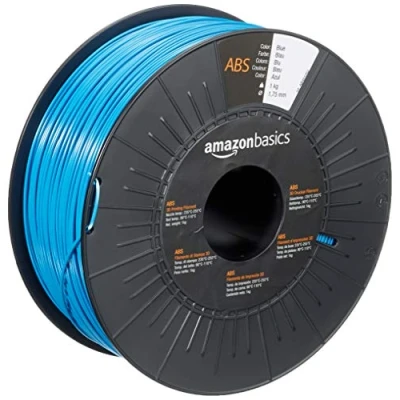 Image of Amazon Basics ABS 3D Printer Filament, 1.75mm, Blue, 1 kg Spool