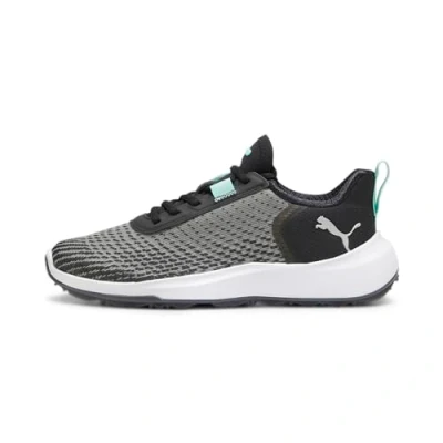 Image of PUMA Women&#039;s Fusion Crush Sport WMNS Golf Shoe, Black Mint, 7 UK