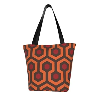 Image of FLYIFE Shining Overlook Printed Tote Shopping Bag Reusable Eco Friendly Shopper Bags