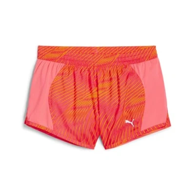 Image of Puma RUN Favorite Velocity Short Sports shorts, Women&#039;s, Size: XL, Sunset glow/sun stream