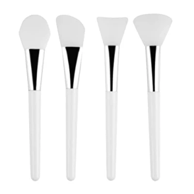 Image of Olakin Face Mask Brush, Hairless Silicone Cosmetic Scrapers, Facial Mud ​Applicator for Applying Mask, Eye Serum or DIY (4 Pcs)