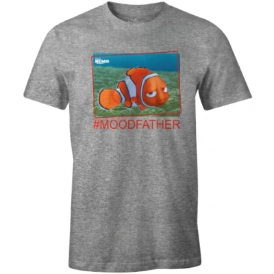 Image of Disney Men&#039;s Mednemots002 T Shirt, Melange Grey, S