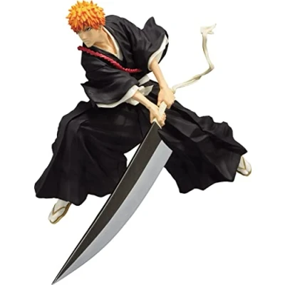 Image of Banpresto BAN18706 Bleach Ichigo Kurosaki Amazing Heroes WHM 13cm, Multi Coloured, Multicolour