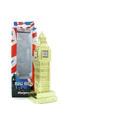 Image of Souvenir Gold Die Cast Metal Big Ben Pencil Sharpener