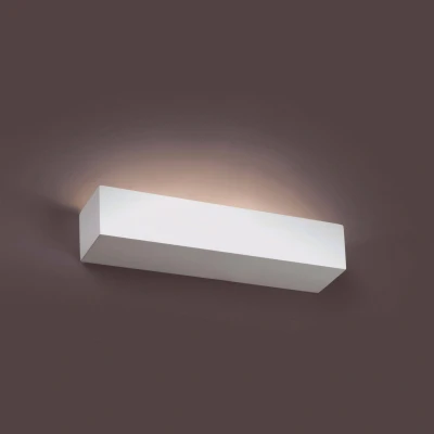 Image of Eaco 2 Light Indoor Large Wall White Plaster, G9