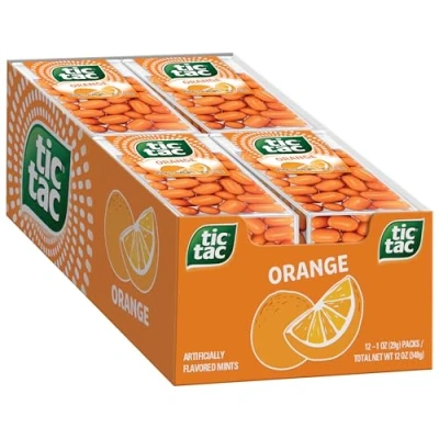 Image of Tic Tac Mints, Orange, 1 oz. (12 Count)