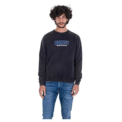 Image of Hurley M Oceancare Tour Fleece Crew Black