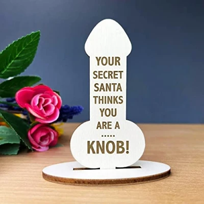 Image of Red Ocean Secret Santa Gifts For Women Men Funny Engraved Colleague Friend Gift Keepsake